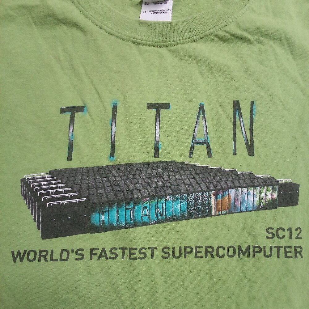 Titan SC12 Supercomputer Oak Ridge Labs T-Shirt